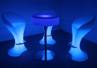 Bar bord med LED lys